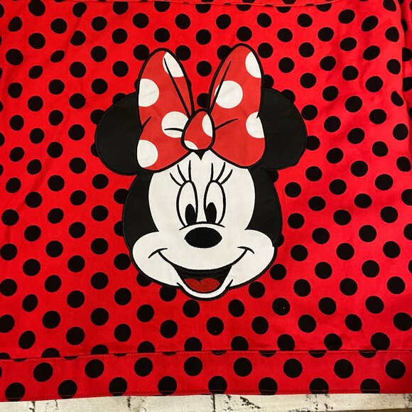 Disney Minnie Mouse Polka Dot Jean Jacket XL - Picture 4 of 9
